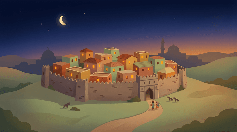 Harar, Ethiopia - Ancient walled city, UNESCO World Heritage Site, Home to Hana and her hyena family